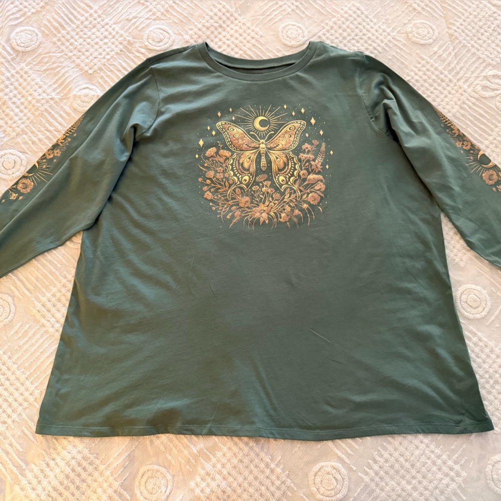 Torrid Heritage Green Jersey Top
